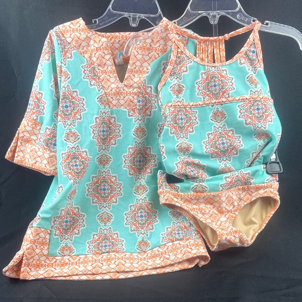 Cabana Life 2T tankini set and matching dress